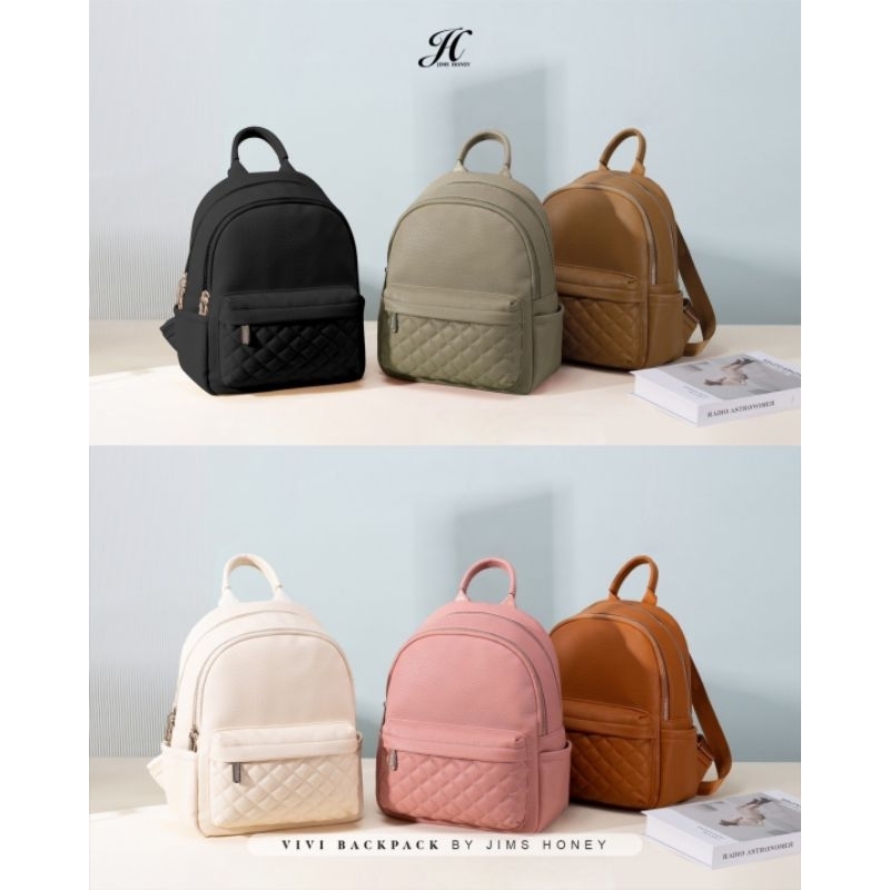 Jual Tas ransel wanita vivi mini backpack | Shopee Indonesia