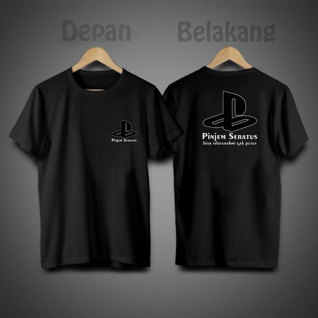 Jual Kaos Tshirt Pria Terbaru Kata Kata Lucu Pinjam Uang Distro Lengan