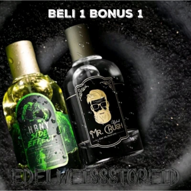 Jual COD BELI 1 GRATIS 1 PARFUM HRNY SIDE EFFECT & MR CRUSH BLACK EAU ...