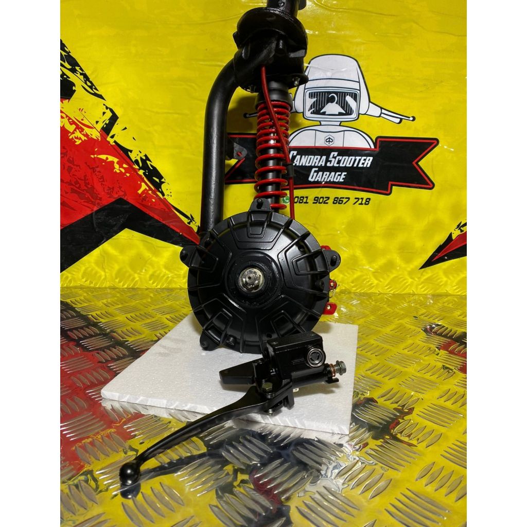 Jual Cakram set VESPA Ring 10 Sepaket dengan Fork Vespa Excel original