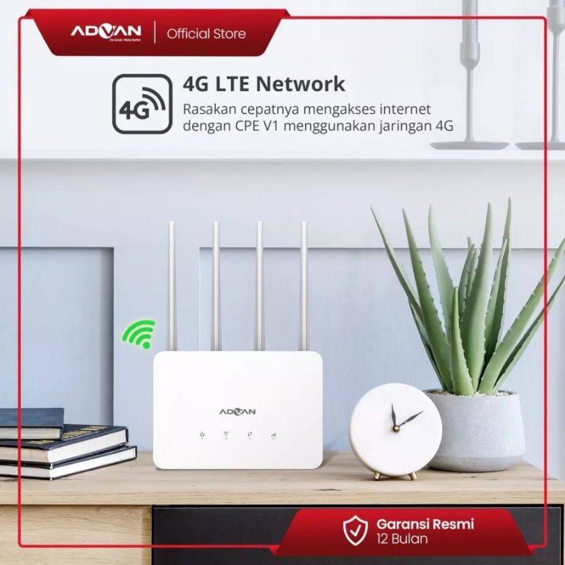 Jual Advan CPE V1 Modem WiFi 4G LTE Router Internet - UNLOCK ALL ...