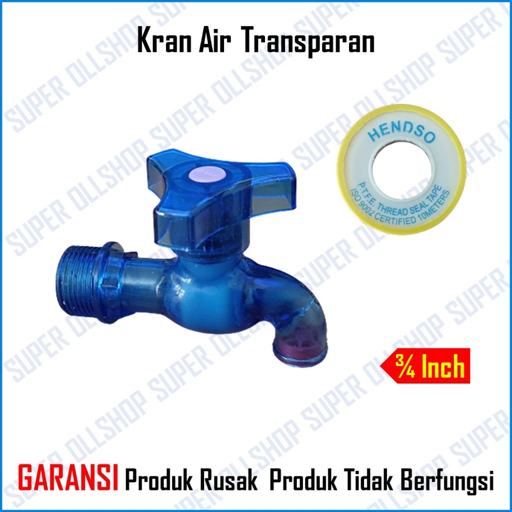 Jual Kran Tembok Pvc Transparan Inch Inch Keran Air Plastik Kran Air Bening Baling