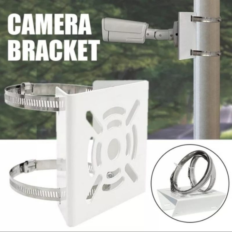 Jual Bracket Kamera Cctv Tiang Pole Mounting Bracket | Shopee Indonesia