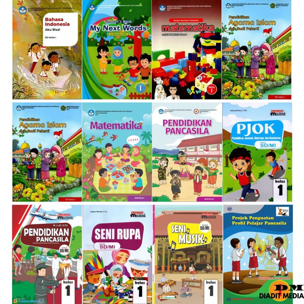 Jual BUKU KURIKULUM MERDEKA KELAS 1 SD/MI - DIKNAS | Shopee Indonesia