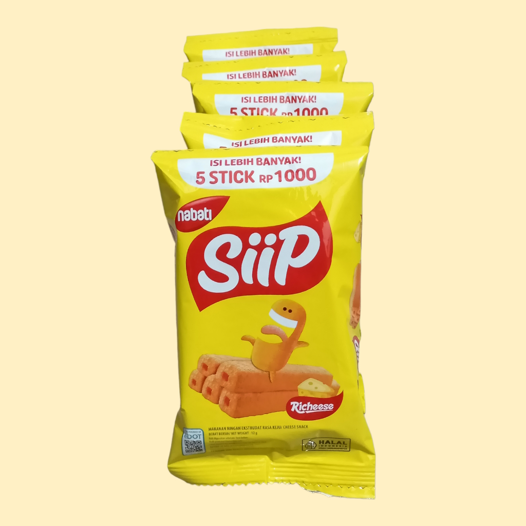 Jual Nabati Siip Stick Snack All Varian 12 gr [10 pcs/renceng] | Shopee ...