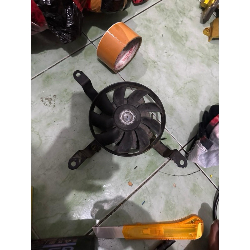 Jual Kipas Radiator Ninja 250 KARBU ORIGINAL COPOTAN (MOHON KONFIRMASI
