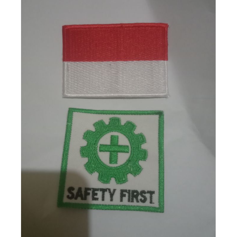 Jual Bordir K3 Safety Firstbendera Bei 10 Gratis 1 Shopee Indonesia