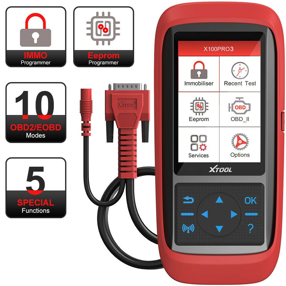 Jual Original XTOOL X100 Pro3 Auto Key Programmer with EEPROM Adapter ...