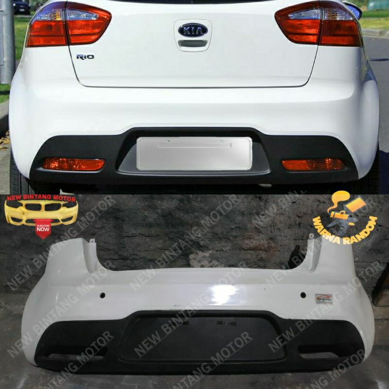 Jual Bumper belakang kia rio 2012 2015 original | Shopee Indonesia