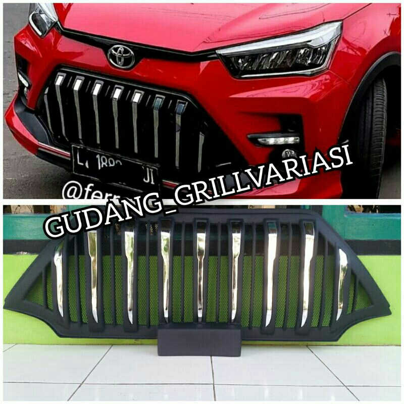 Jual Grill Toyota raize tahun 2021 Model Apollo | Shopee Indonesia