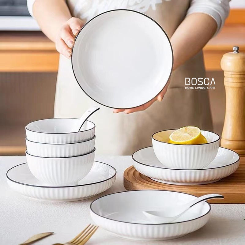 Jual Bosca Living Zen Ceramic Tableware Series / Piring Makan Saji