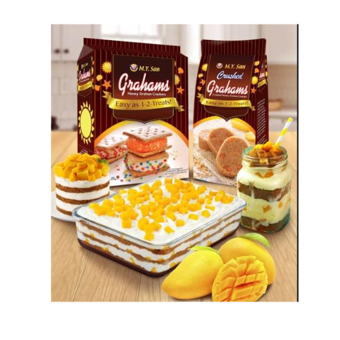 Jual GRAHAM CRACKERS HONEY Crushed MY SAN 200G Original Filipina ...