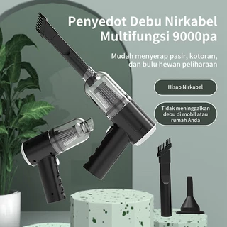 (HOT)BASIKE Penyedot Debu Nirkabel 120W 9000pa Wireless Vacuum 3 In 1 Multifungsi Portable Serbaguna