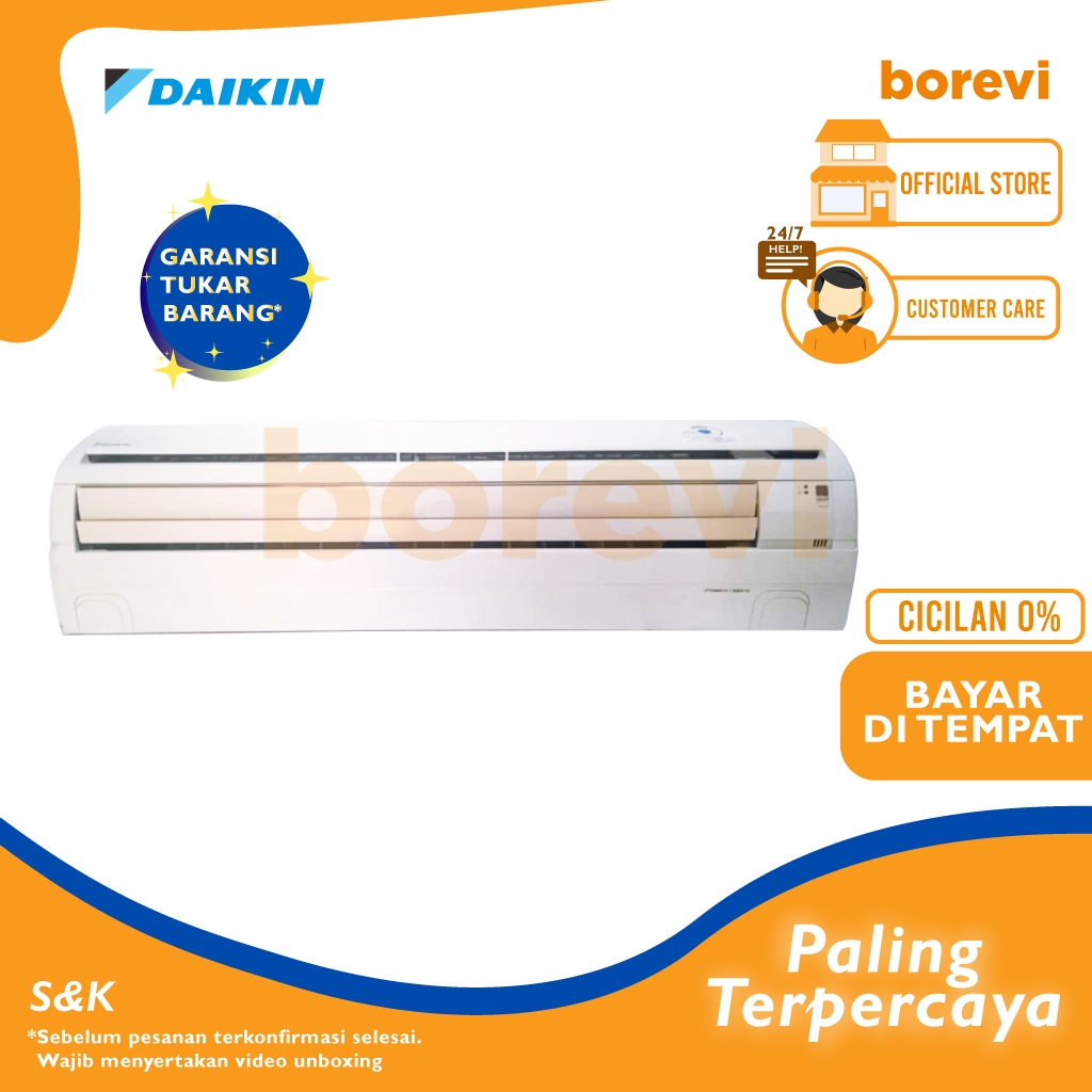 Jual Daikin Ftc 50nv14 Thailand Ac Split 2 Pk Standard R32 Ftc50nv14 Shopee Indonesia 4391