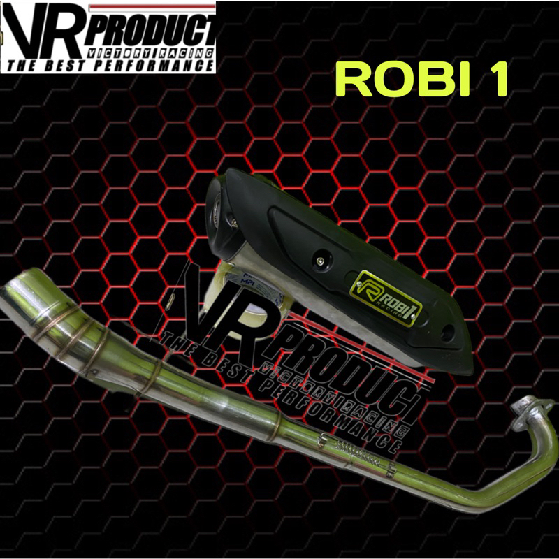 Jual knalpot racing Robi 1 jupiter blade vega astrea shogun smas supra ...