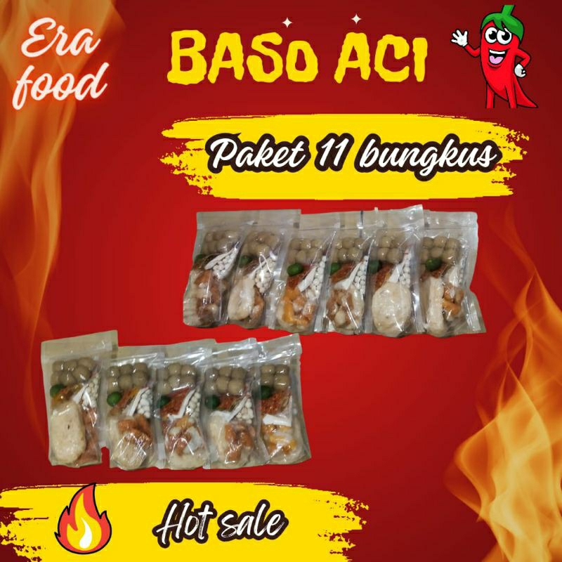 Jual Baso Aci Isi 11 Bungkus Paket Reseller Shopee Indonesia