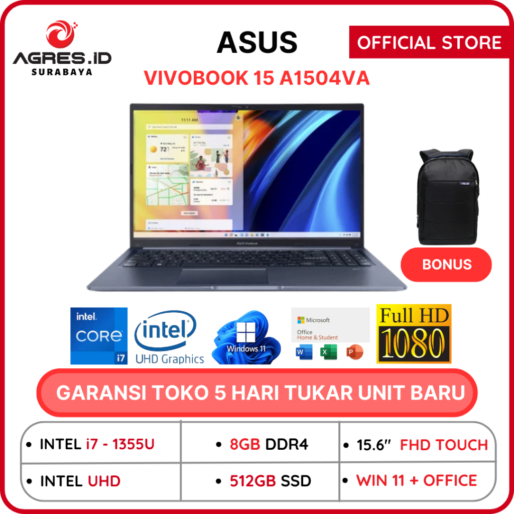Promo ASUS Vivobook Laptop 14 Inch/Corei5/4GB/Win10 - A416EP-FHD551 SILVER  Diskon 7% di Seller Protech Solution - Protech Solution - Kota Surabaya