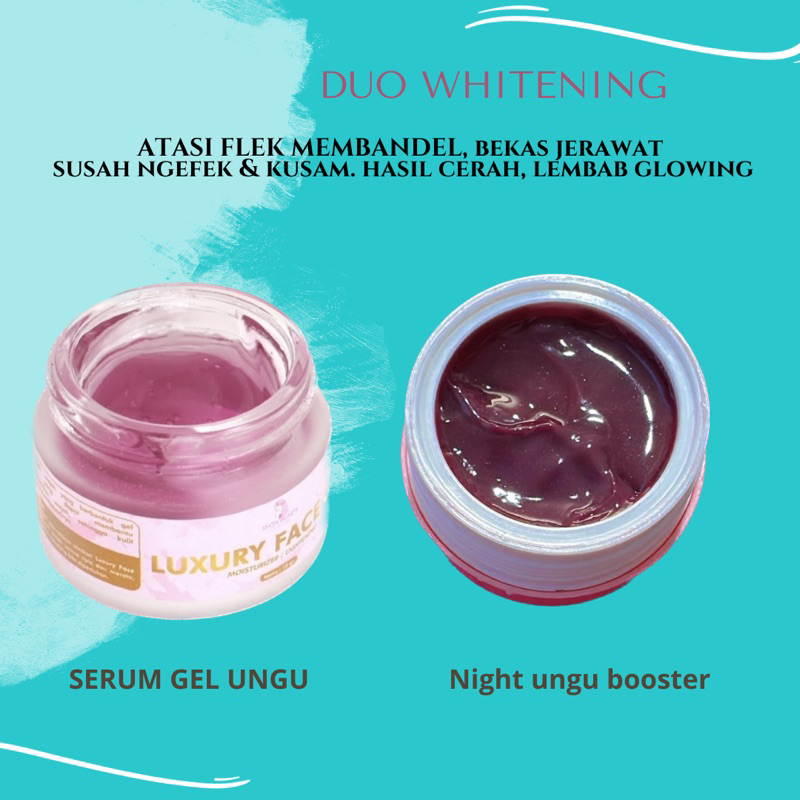 Jual Cream Malam Ungu Cream Booster Ungu Cream Siang Glowing Fondie