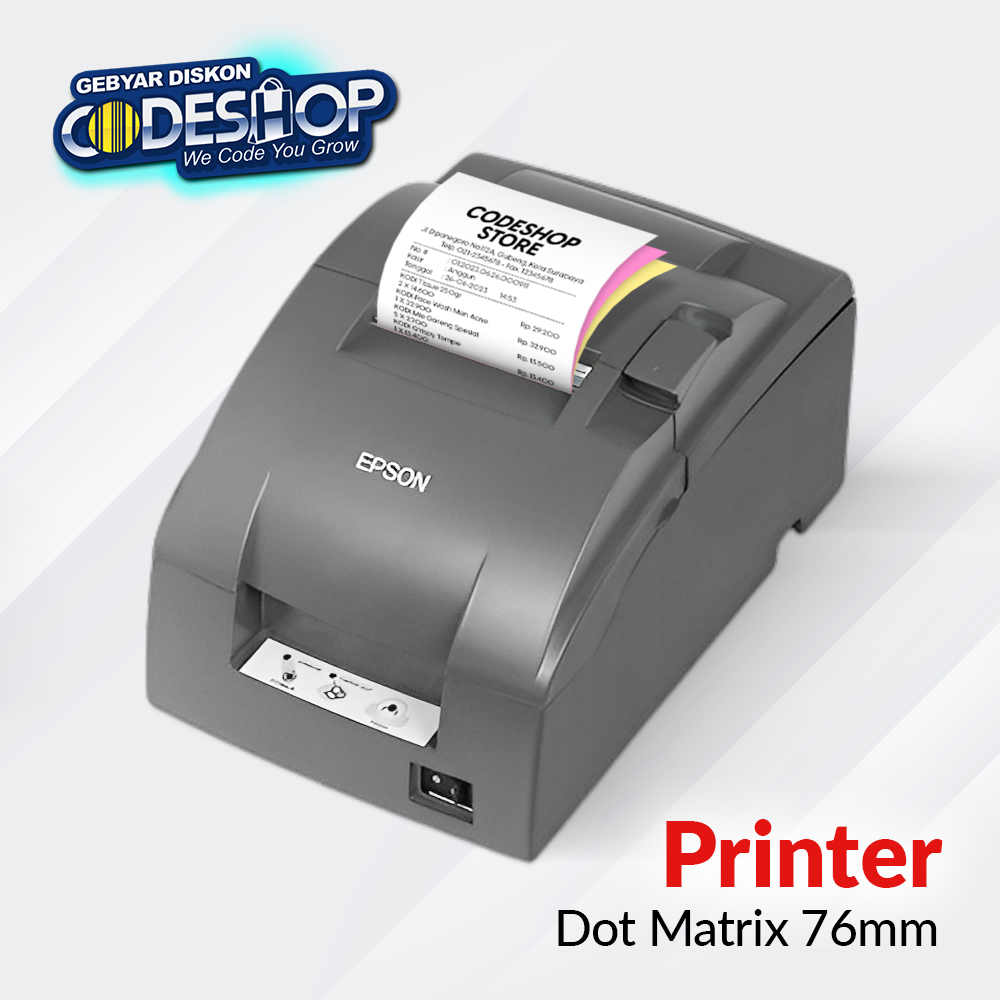 Jual Epson Tm U220b Impact Dot Matrix Pos Receiptkitchen Printer Struk Auto Cutter Shopee 7820