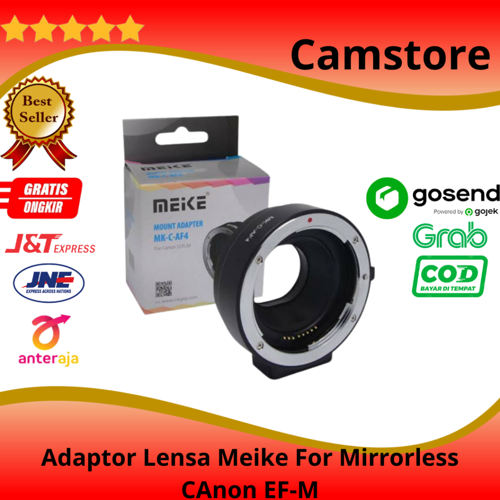 Adaptador de montagem de lente EF-EOS R para lentes Canon EF/EF-S para câmeras Canon EOS R RP R5