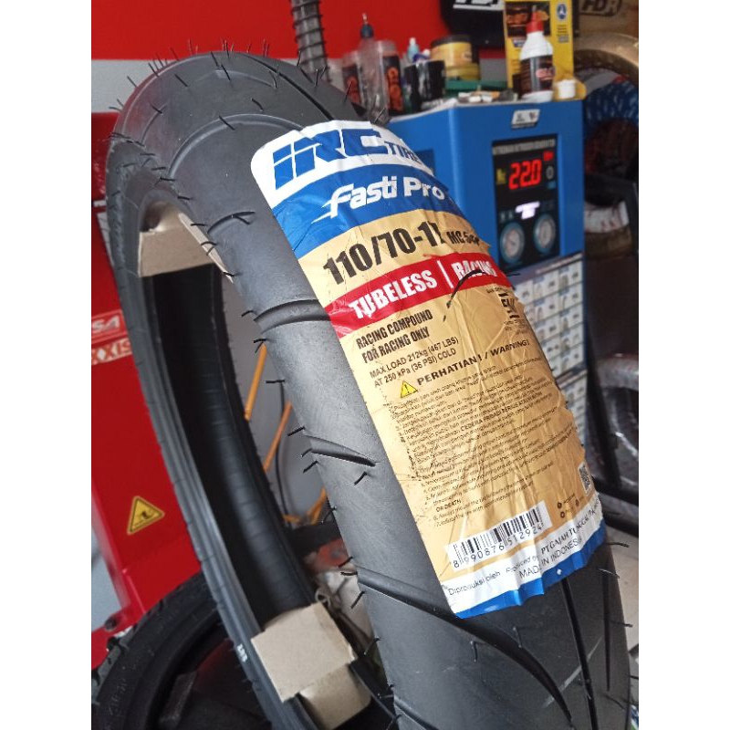 Jual Ban Motor Moge IRC Fasti Pro Soft Compound 110 70 Ring17 Tahun ...
