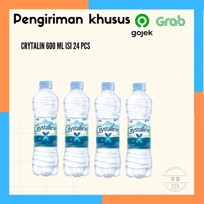 Jual Crystalin Botol 600ml Dus Air Mineral Botol Shopee Indonesia 9393