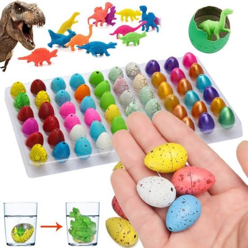 Jual Mainan rendaman Telor Dino Menetas | Shopee Indonesia