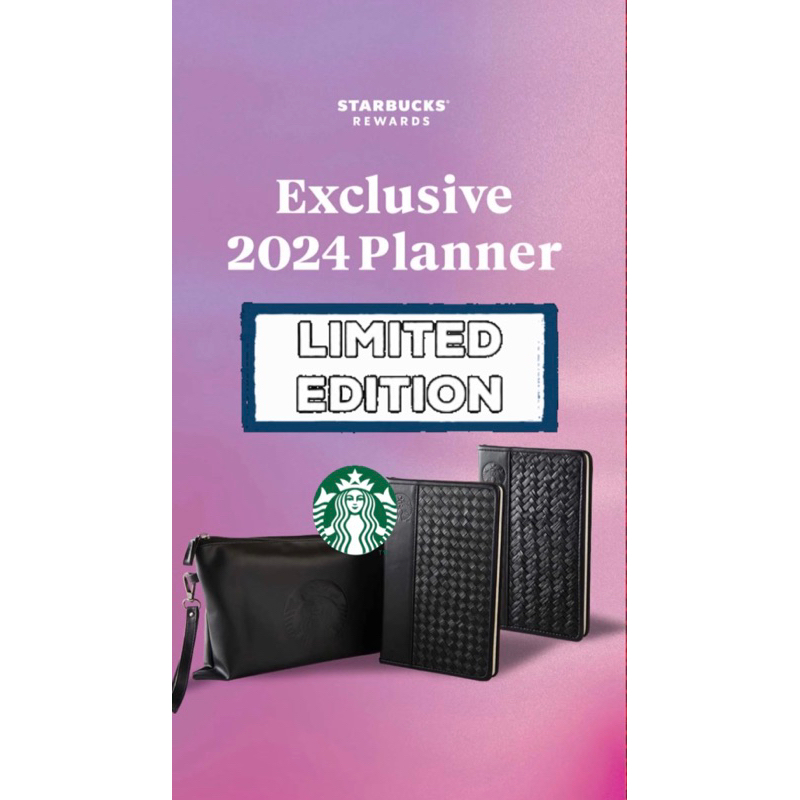 Jual STARBUCKS PLANNER 2024 limited edition murah original Shopee