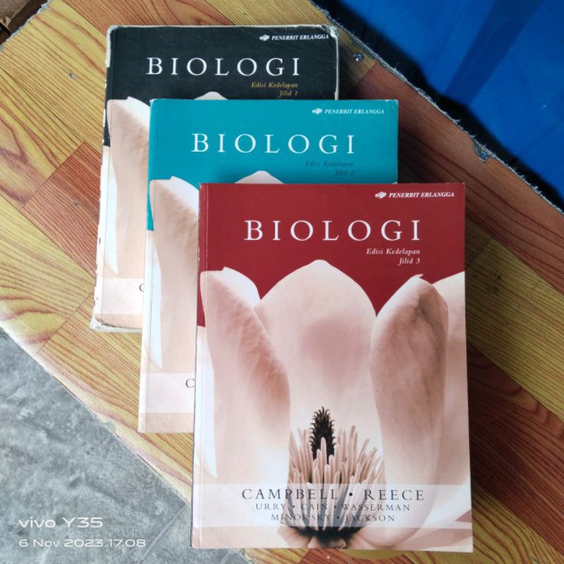 Jual Buku, BIOLOGI, CAMPBELL, Jilid, 1, 2, & 3 / 1 Set. Edisi Kedelapan ...