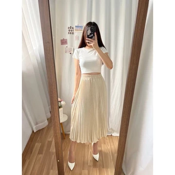 Rok Plisket Wanita 7 8 Rok Plisket Wanita Mayung