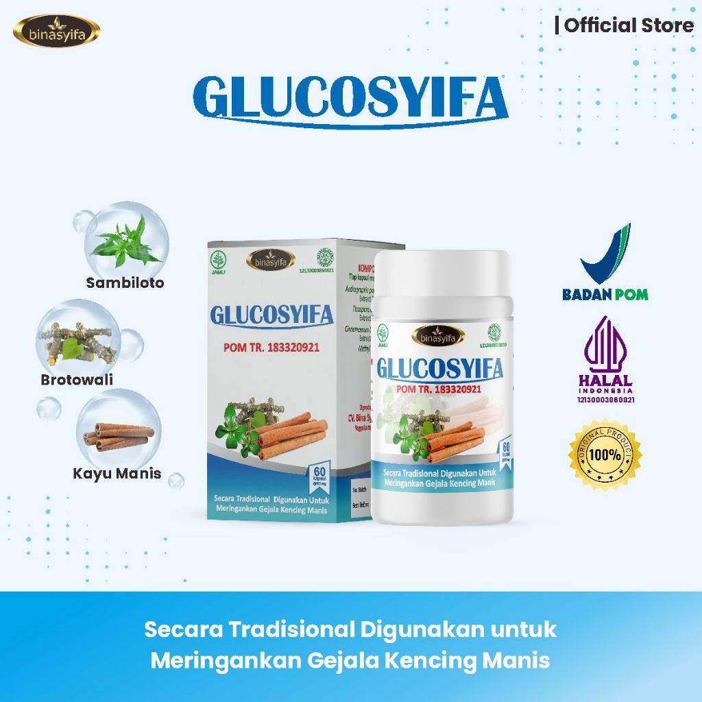 Jual Glucosyifa Obat Herbal Diabetes Dan Luka Diabetes Penurun Gula