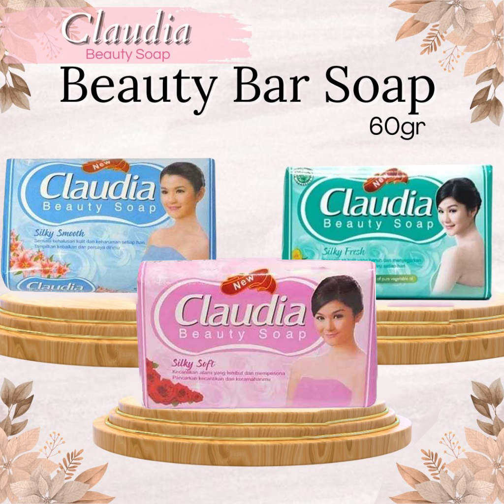 Jual Claudia Beauty Bar Soap 60gr Silky Soft Silky Smooth Fresh