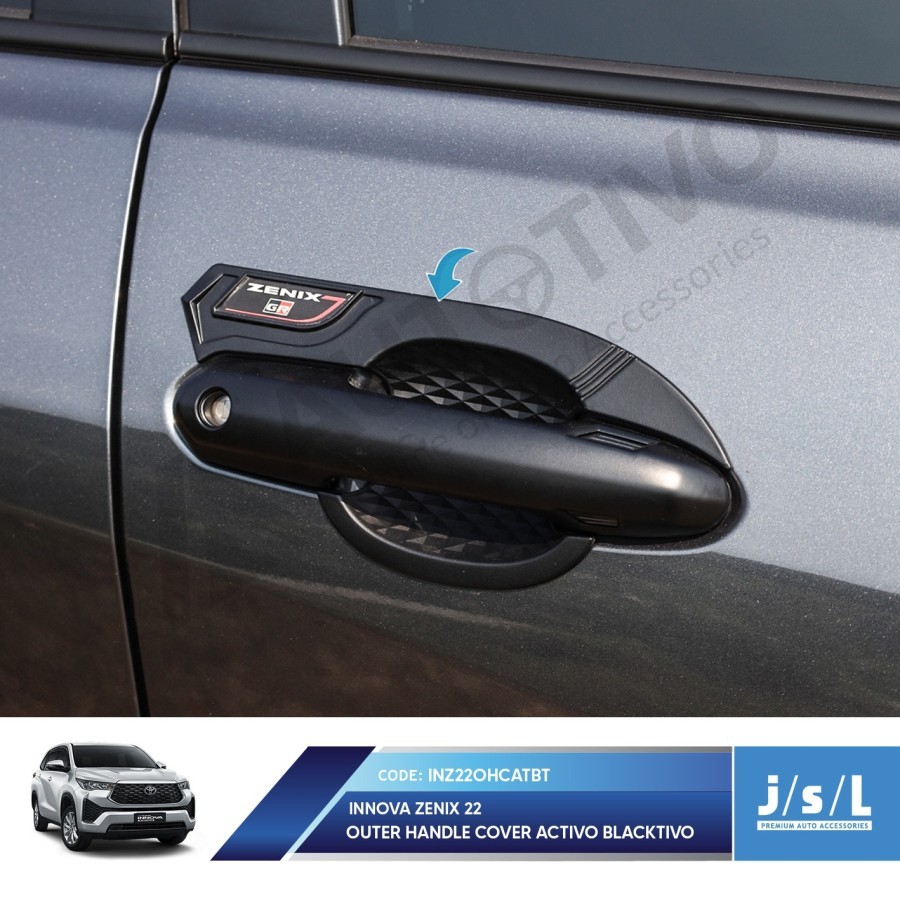 Jual Innova Zenix Outer Handle Cover Activo Blacktivo Jsl Mangkok Pintu Shopee Indonesia