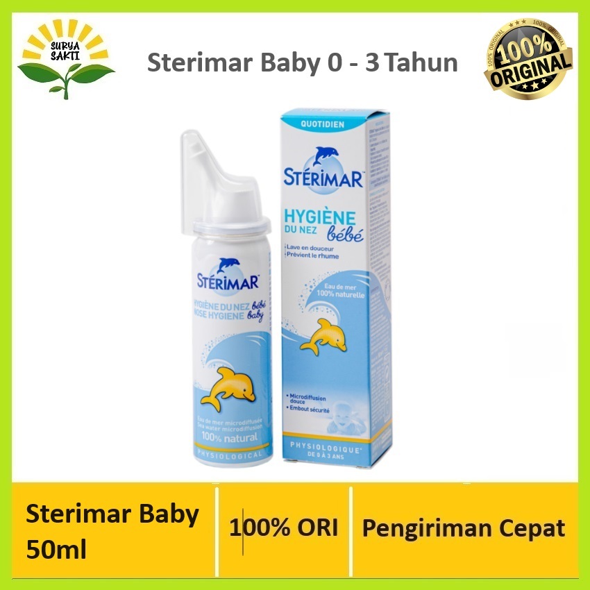 Jual Sterimar Baby Nasal Spray 50ml Mengencerkan Lendir pada Hidung