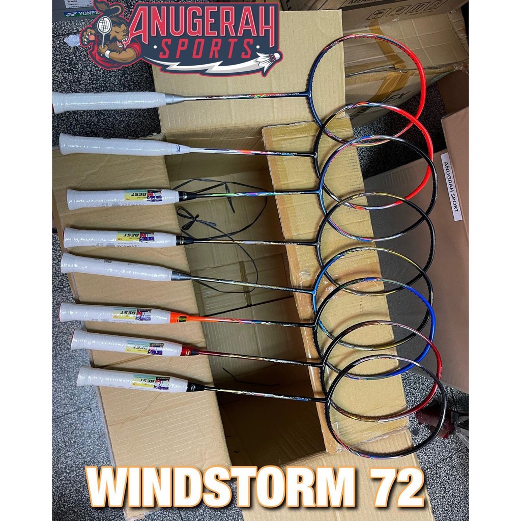 Racchetta Da Badminton Li Ning Windstorm 72, Leggera, Con Custodia Inclusa, Design Moderno, Per Uomo E Donna