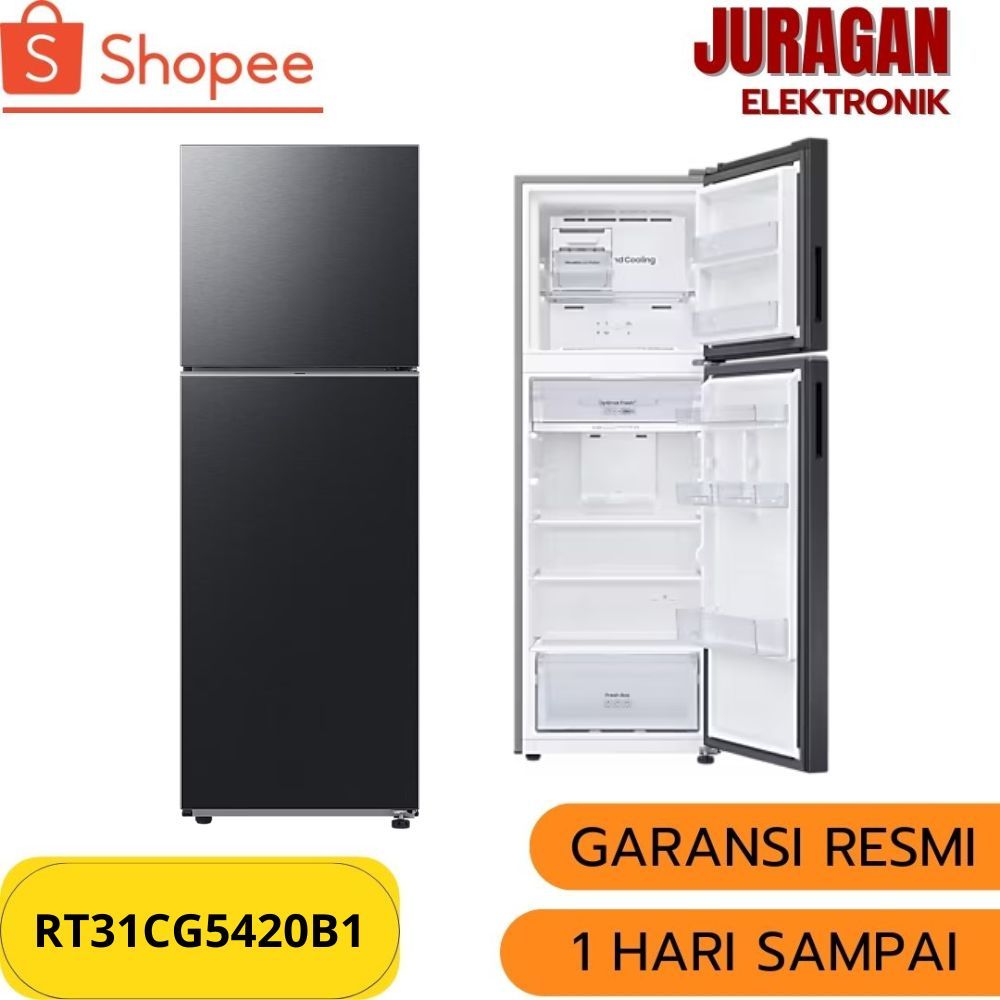 Jual Samsung RT31CG5420B1 Kulkas 2 Pintu Ungkep Compartment 348 Liter ...