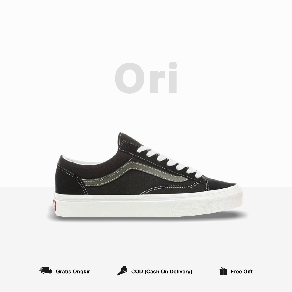 Vans Footwear Vans Style 36 Black And Grey Jual Vans Style 36