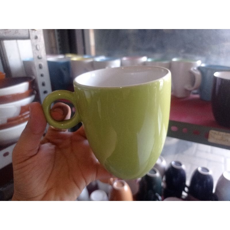 Jual Mug Gagang Bulat Keramik Shopee Indonesia 9373