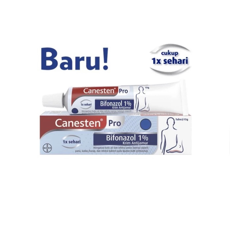 Jual Canesten Pro cream 15 gram ( krim anti jamur fungal panu kudis