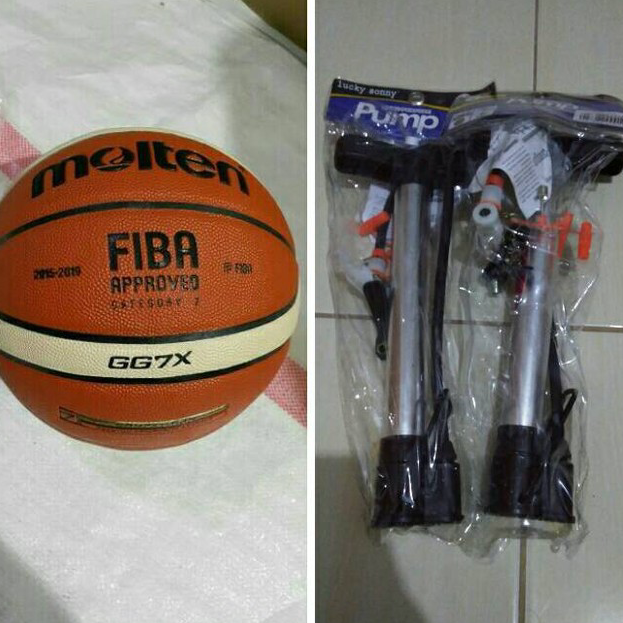 Jual Harga Heboh Bola Basket Molten GG7X Fiba + Pompa Besi (free Pentil ...