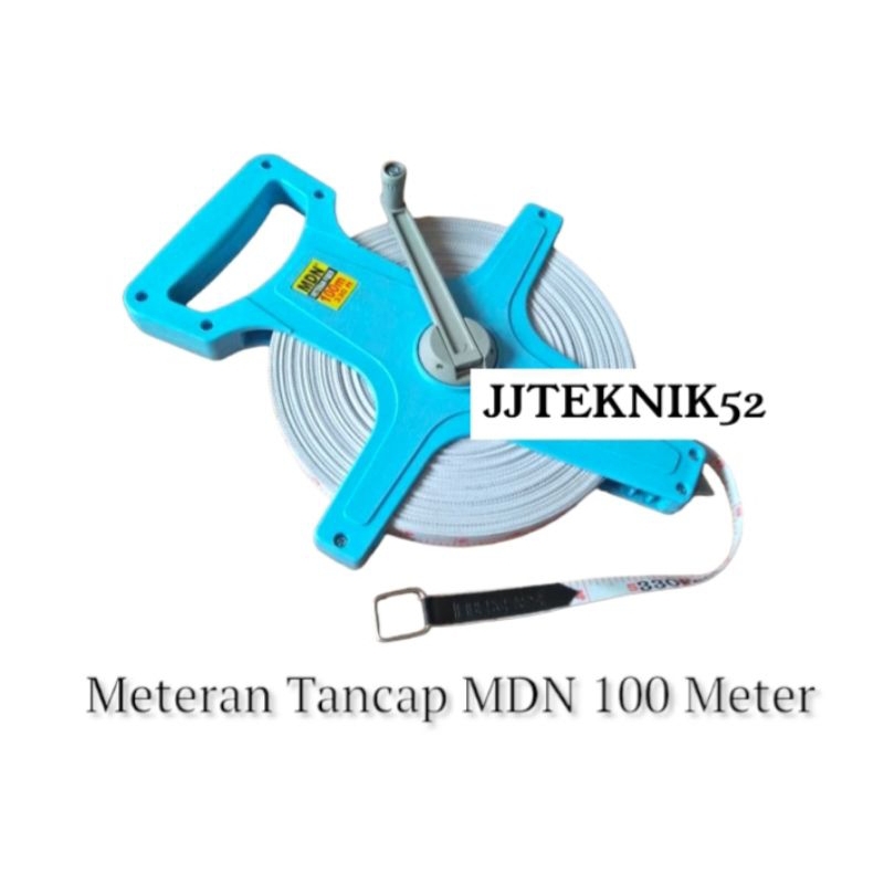 Jual METERAN TANCAP MDN 100 METER / MEASURING TAPE 100 METER / METERAN