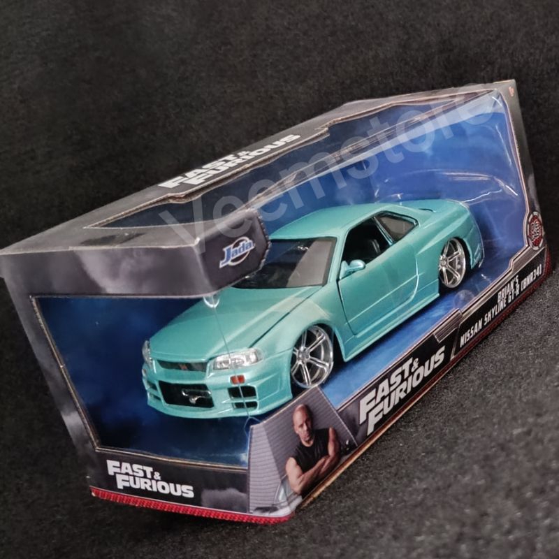 Nissan Skyline 2000 GTR JADA TOYS 1/24 – Brian Fast & Furious 99686BK