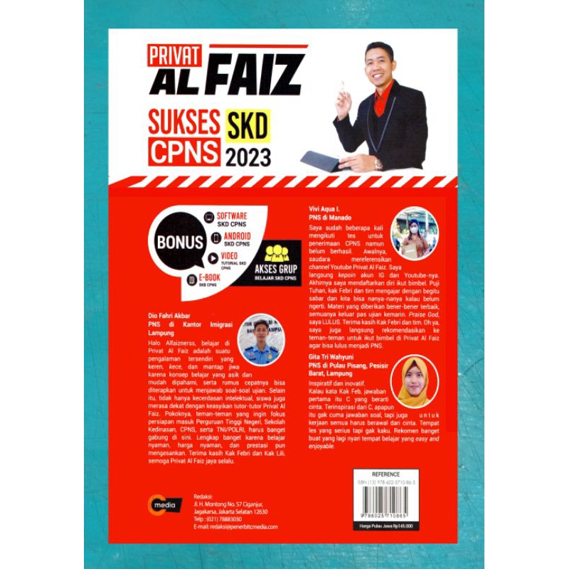 Jual al faiz sukses skd cpns kedinasan 2023 shopee indonesia