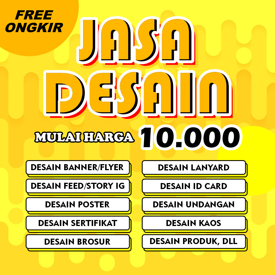 Jual Jasa Desain Grafis Desain Logo Banner Lanyard Sertifikat Brosur Kemasanan Dll