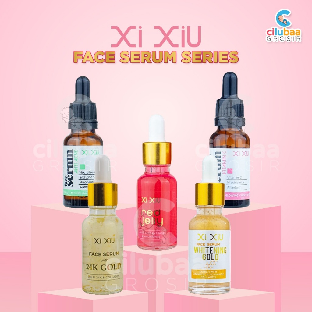Jual XI XIU Face Serum Vitamin C Anti Acne Whitening Gold 20 ml Vit