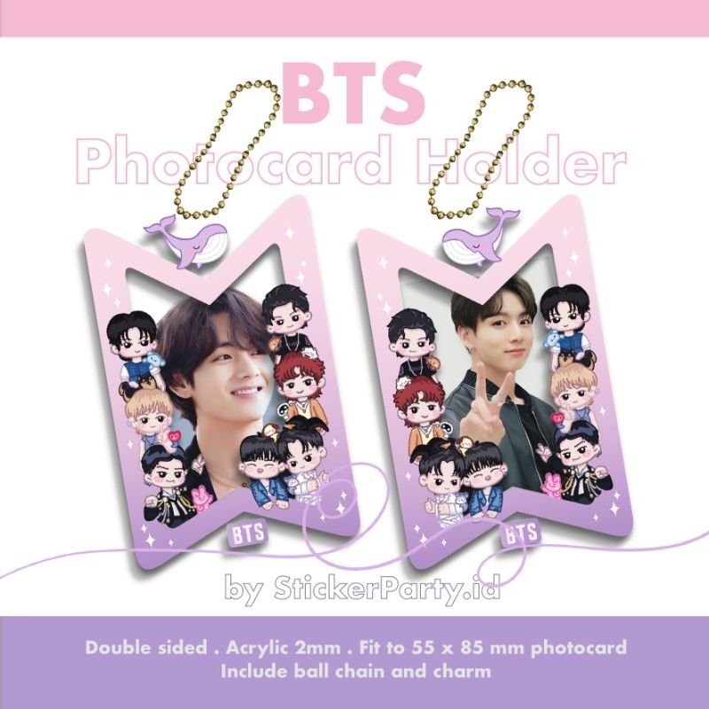 Jual [StickerParty] BTS Bangtan Cahol Photocard Poca PC Holder