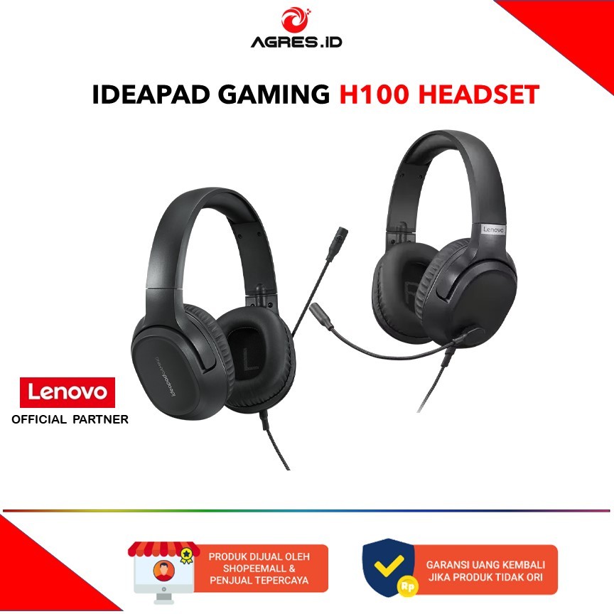 Jual Lenovo Ideapad Gaming H100 Headset Shopee Indonesia 1493