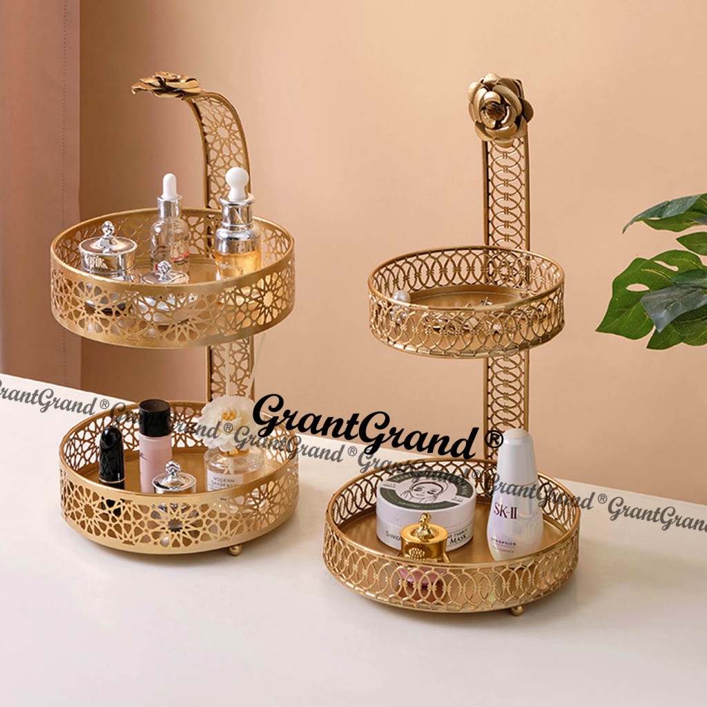 Jual GrantGrand Tempat Rak Kue Basah Standing Cake Display Iron Metal ...