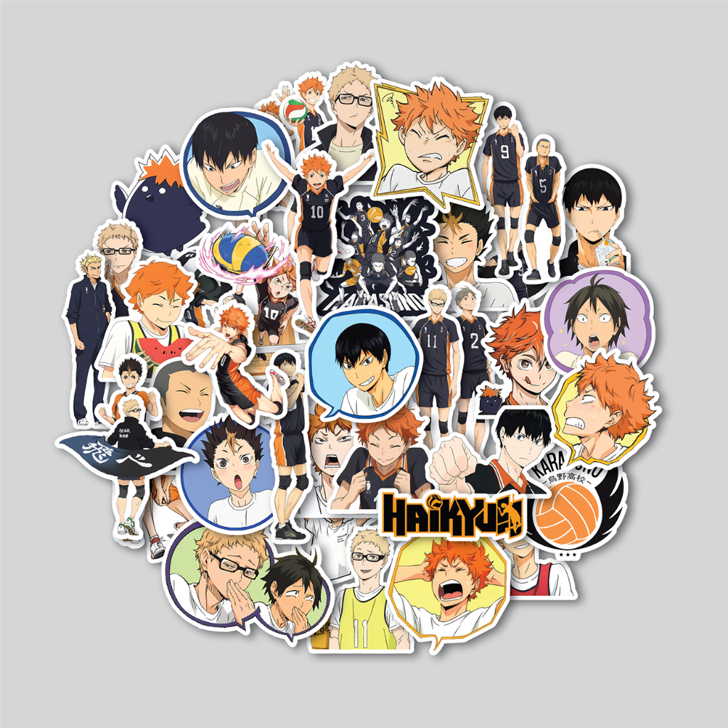 Jual STICKER PACK HAIKYUU | STICKER TUMBLER | STIKER LAPTOP KOPER HELM ...