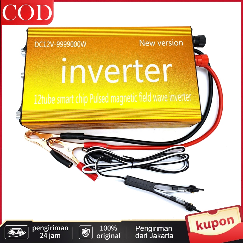 Jual PHK Inverter Daya Transformator 12/14 Tabung DC 12V Ke AC 220V PSW ...